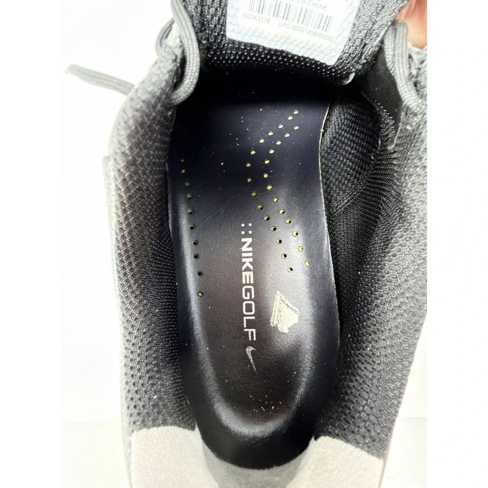 Nike Lunar Control Golf Shoes Black Silver 418471-001 Mens Size 8 Waterproof
